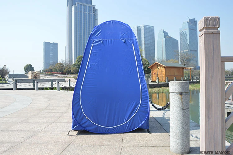 Cheap Goat Tents Winter Fishing UV protection Pop Up Tent Single Person Automatic Rain Shading Camping Equipment Outdoor Portable with 2Windows   